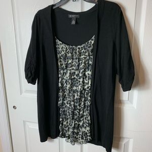 INC  Ruffle Top